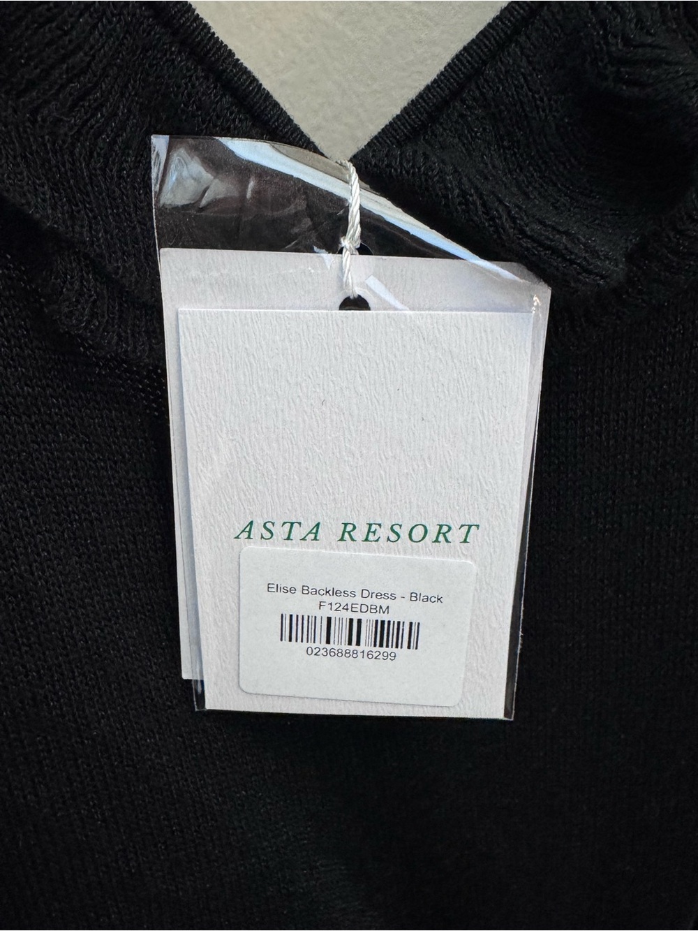 ASTA Resort Elise Maxi Dress Sheer Black New - Picture 7 of 11